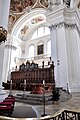 Weingarten (Württemberg) , Basilika St. Martin und Oswald, Blick in den Chor (rechte Seite)