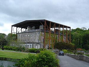 Westport House being repaired in 2007 Westport House being repaired, County Mayo.JPG