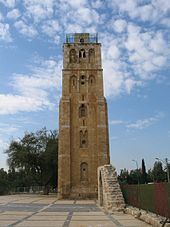 Tower of Ramla, constructed in 1318 White to.jpg