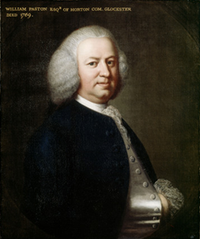 William Paston Esq. Of Horton com. Gloucester. Died 1769. Painted by Thomas Hudson (1701-1779). At Coughton Court, Warwickshire, property of the National Trust, NTPL ref no: 58001 WilliamPastonByThomasHudson.png