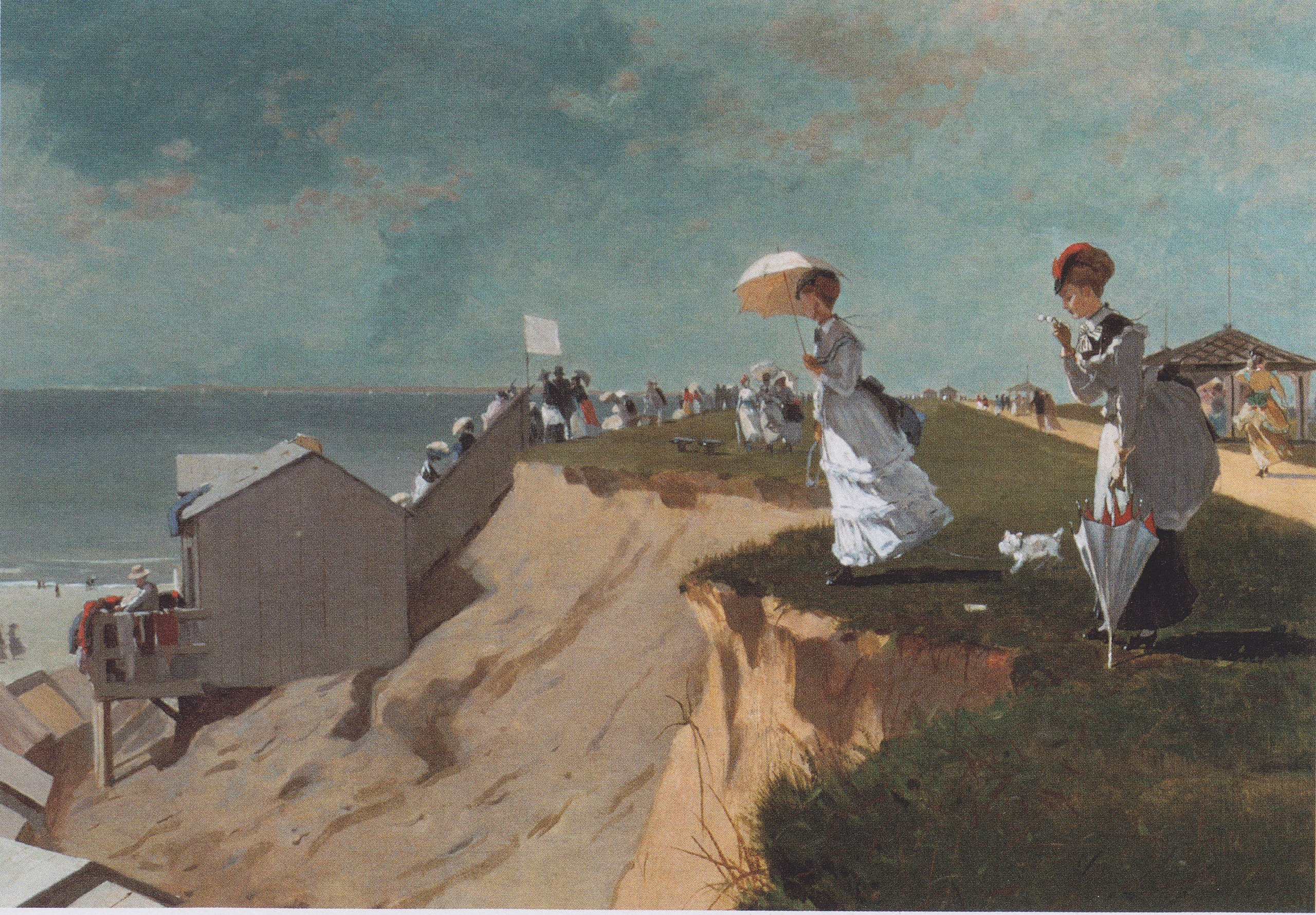 Long Branch, New Jersey, 1869 by Winslow Homer - Paper Print - MFA