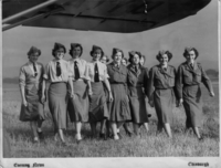 Edinburgh based WJAC members in the 1950s. Womens Junior Air Corps.png