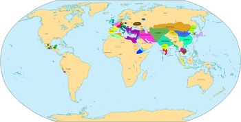 De wereld rond het jaar 500