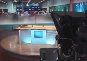 The News studio of YLE24 - Studio24. YLE news studio-old.png