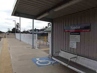 <span class="mw-page-title-main">Yuleba railway station</span> Railway station in Queensland, Australia