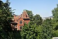 Zürich, Blick von der Villa Wesendonck (Museum Rietberg) auf die Villa Schönberg