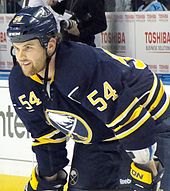 Kassian with the Buffalo Sabres in February 2012 Zack Kassian Sabres 2012-02-19.JPG