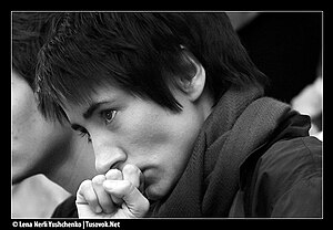 Russian singer Zemfira (Певица Земфира на вруч...