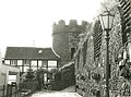 Stadtmauer der Feste Zons mit dem Krötschenturm (1977)