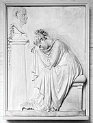 Funerary stele of Alexandre de Souza Holstein by Antonio Canova - Gallerie Accademia