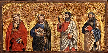 Quatro santi - Pittore veneto Sec. XV - Museo Correr