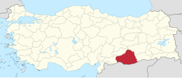 Provinz Şanlıurfa - Standort