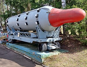 Балістична ракета Р-27. Музей С. П. Корольова, м. Пересвіт, Московська область, Росія