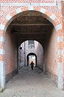 Passage between the G. Jacobs' Garden and the rue Havré in Mons, Belgium.