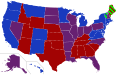 US Senators' party affiliations