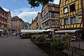 * Nomination Place de l'Ancienne-Douane in Colmar (Haut-Rhin, France) (by Ralf Roletschek). --Gzen92 10:30, 1 June 2018 (UTC) * Decline Needs a perspective correction (some of the buildings may be leaning in real life but probably not all and there are some true vertical markers s.a. the windows) --Trougnouf 18:11, 6 June 2018 (UTC)  Oppose  Not done in six days --Daniel Case 19:13, 12 June 2018 (UTC)