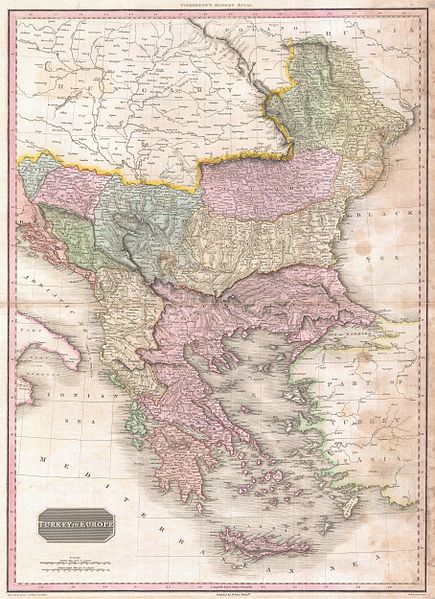 File:1818 Pinkerton Map of Turkey in Europe, Greece andamp, the Balkans - Geographicus - TurkeyEurope2-pinkerton-1818.jpg
