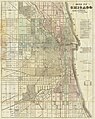 Načrt mesta Chicaga iz leta 1857