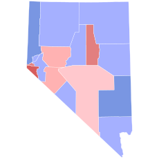 1914 Nevada gubernatorial election results map by county.svg