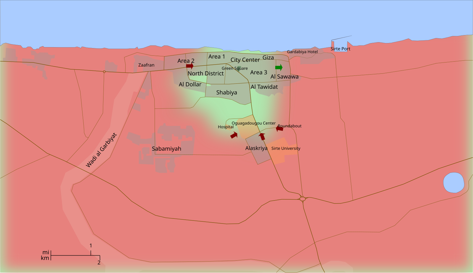 District area. Большой Сирт залив. Малый Сирт залив. Малый Сирт на карте.