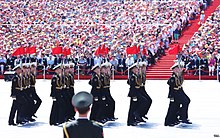 The regiment on Tiananmen Square. 2015 China Victory Day parade-Foreign Squads.jpg