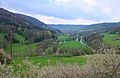 Deutsch: Das Jagsttal zwischen Unterregenbach und Eberbach, Blick flussabwärts auf Eberbach.