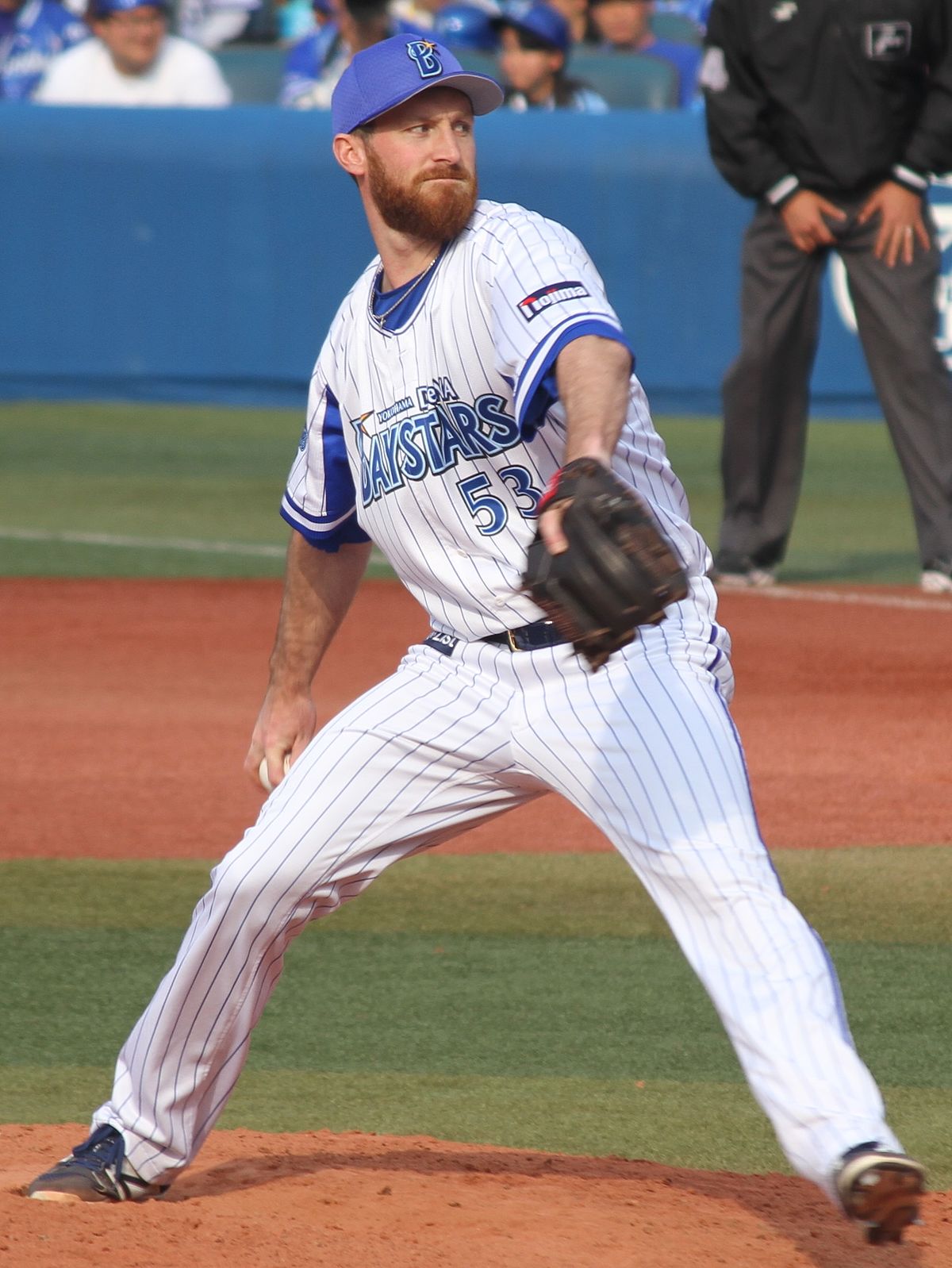 File:20170320 Spencer Burdette Patton pitcher of the Yokohama DeNA BayStars,  at Yokohama Stadium.jpg - Wikipedia