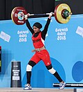 Fayl:2018-10-11 Clean &amp; Jerk (Weightlifting Girls' 58kg) at 2018 Summer Youth Olympics by Sandro Halank–345.jpg üçün miniatür