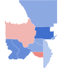 2018 Congressional election in Colorado's 2nd congressional district by county.svg