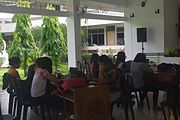 Participants editing articles during the 6th Waray Wikipedia Edit-a-thon at the University of the Philippines Visayas Tacloban College (UPVTC) held on November 18-19, 2016. The event was organized by the The Leyte-Samar Heritage Center of UPVTC and the Sinirangan Bisaya Wikimedia Community.