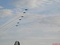 Academia da Força Aérea (AFA) em Pirassununga. Apresentação da Esquadrilha da Fumaça com os sete modernos aviões EMBRAER A-29 (Super Tucano) no retorno da Fumaça ao "Ninho Das Águias" se apresentand - panoramio.jpg