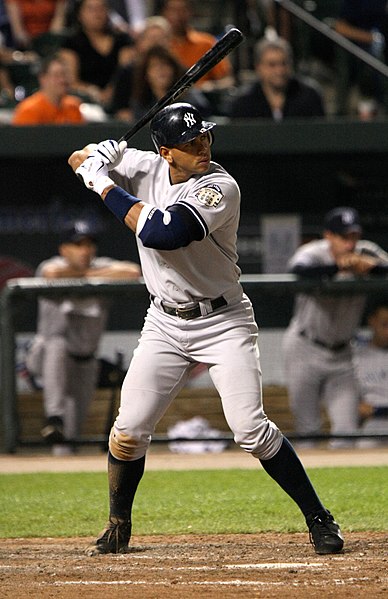 Alex Rodriguez won the award four times.