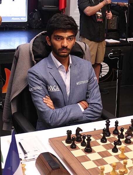 File:Alireza Firouzja - Gukesh D, Candidates Tournament 2024 03 (cropped).jpg