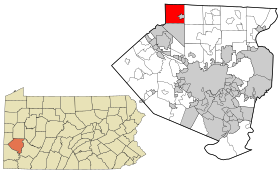 Placering af Marshall Township