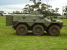 An Australian Saracen at the Edinburgh, South Australia National Military Vehicle Museum Alvis Saracen Edinburgh Adelaide.jpg