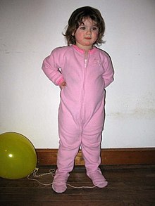 children's 2 piece footed pajamas