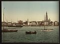 Antwerp, Belgium, from the left bank of the Scheldt (ca. 1890-1900).jpg