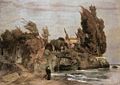 Arnold Böcklin — Villa al Mare II 1865
