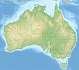 Capital Territory lokalisering i Australien