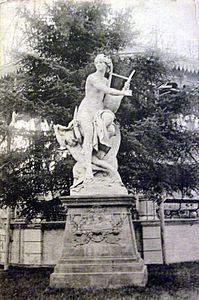 La Poésie française (1883), Carcassonne, square Gambetta. Œuvre perdue.