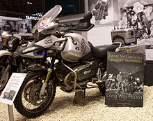 Jeden z motocykli BMW użytych podczas wyprawy