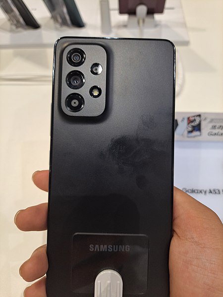File:Back of the Samsung Galaxy A53 5G.jpg