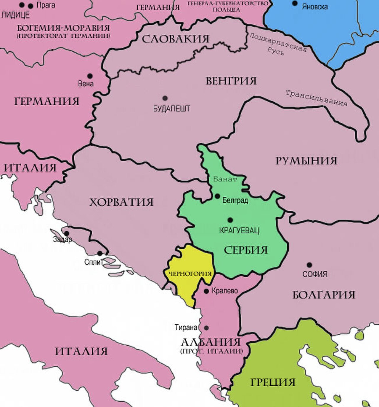 болгария на карте европы