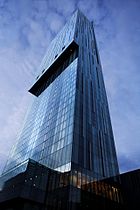 比瑟姆塔是仅次于丁斯盖特广场南塔的曼彻斯特第二高楼