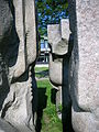 Begehbarer Würfel, Helmut Langhammer, granito, 1978