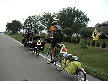 Touring trailers Bicycle touring.jpg