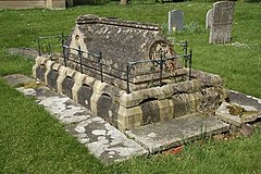 Bishop Kaye's grave at St Mary's Riseholme