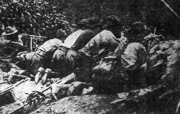 Logan County Sheriff's deputies during the battle of Blair Mountain.