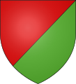 Arms of La Bastide-sur-l'Hers, France.