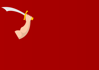 Flag of Dutch pirates known as the "Bloedvlag".